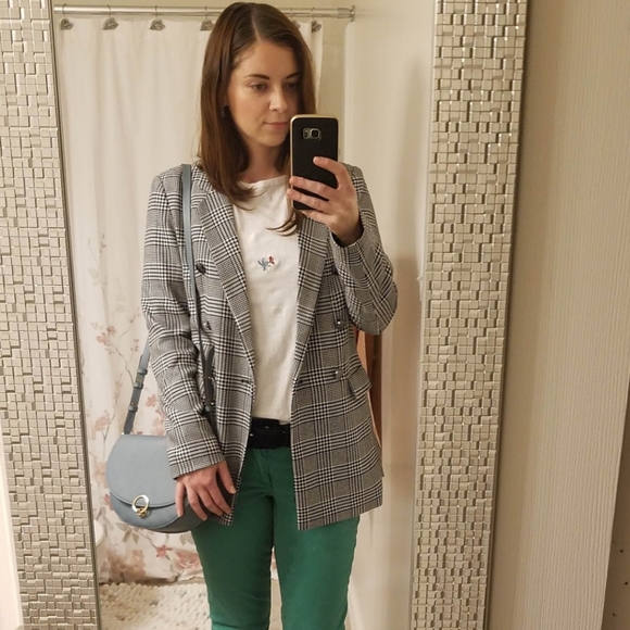 Houndstooth Stylish Blazer - Picture 2 of 4